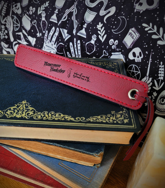 Nevermore Leatherette Bookmark