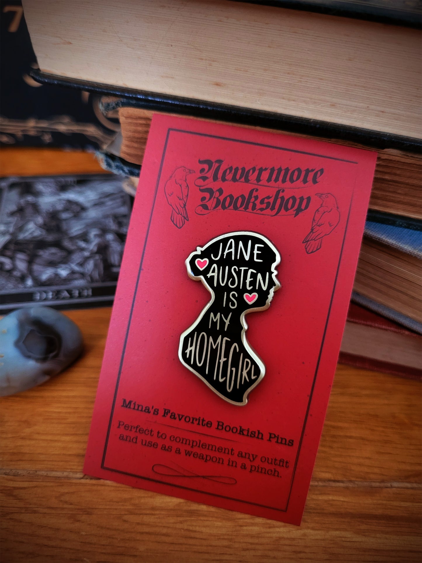 Nevermore Enamel Pins